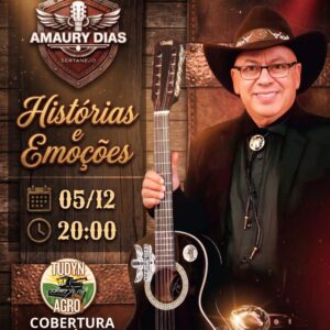 Ingresso Show Histórias e Emoções - Amaury Dias